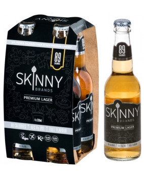 Skinny Lager Beer 4 st x 0.33 l | Gluten Free | Certificata Vegan |